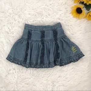 🎀 Calvin Klein Toddler Girl Blue Denim Skirt 🎀